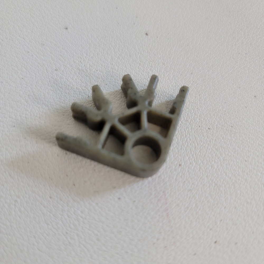 K'Nex 3 Way 90 Degree Angle Connector Metallic Grey Speckled Knex Part Qty 100